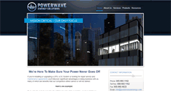 Desktop Screenshot of powerwaveenergy.com